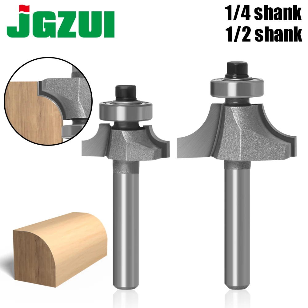 1Pc Round Over Edging Router Bit 1/8" Radius 1/4" Shank Woodworking