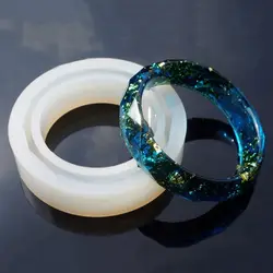 Прозрачная силиконовая форма для DIY УФ полимерный браслет ювелирные изделия эпоксидной смолы формы для ювелирных изделий Инструменты