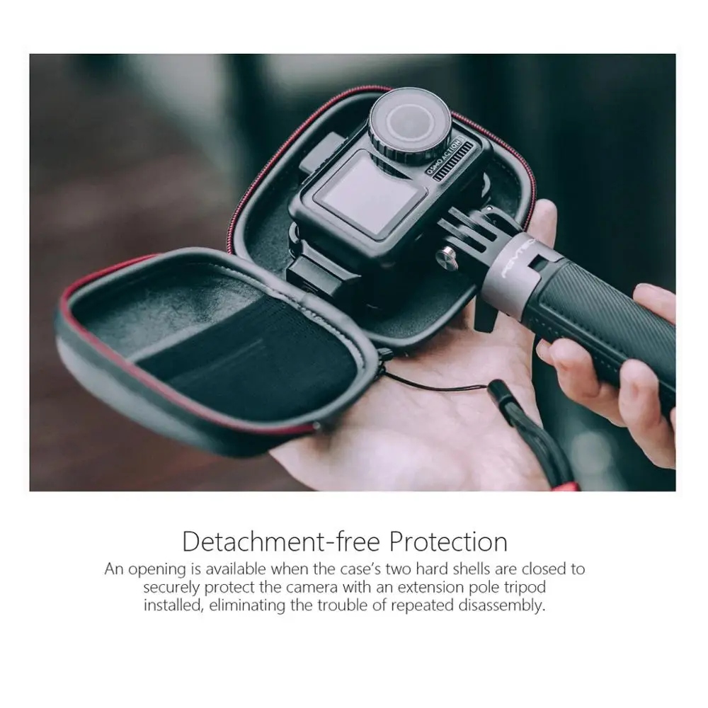 PGYTECH OSMO жесткий защитный чехол, портативный мешок, мешок для вещей для DJI OSMO Action/GoPro Series/XiaoYi Action camera
