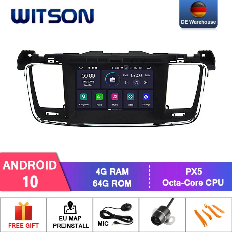 Witson Android 10 Car Radio Gps For Peugeot 508 Jbl Suppot Car Multimedia Player Stereo Autoaudio Gps Navigation Dvd Video Android Peugeot 508 Radio Gps Androidpeugeot Android Aliexpress