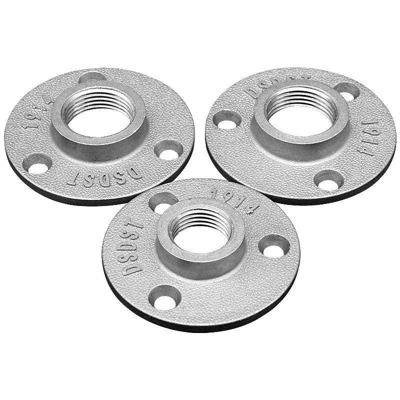 12 шт./лот G1/2 &quotG3/4&quot промышленные трубы из алюминиевого сплава фланцевое основание Кронштейн чердак