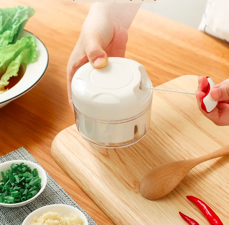

Multi-functional Mini Hand Meat Grinder , Household Stirring Cooking Cutting up Vegetables Vegetable Cutter