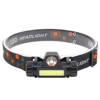 

Q5+COB Multifunction LED Strong Headlight Built-in 18650 Lithium Battery USB Direct Charge Work Light Compact Portable Headlamp
