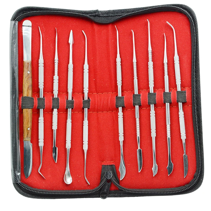 Comprar Juego de cuchillos de cera de 10 piezas, herramientas de modelado para modelar joyas DIY herramienta de b