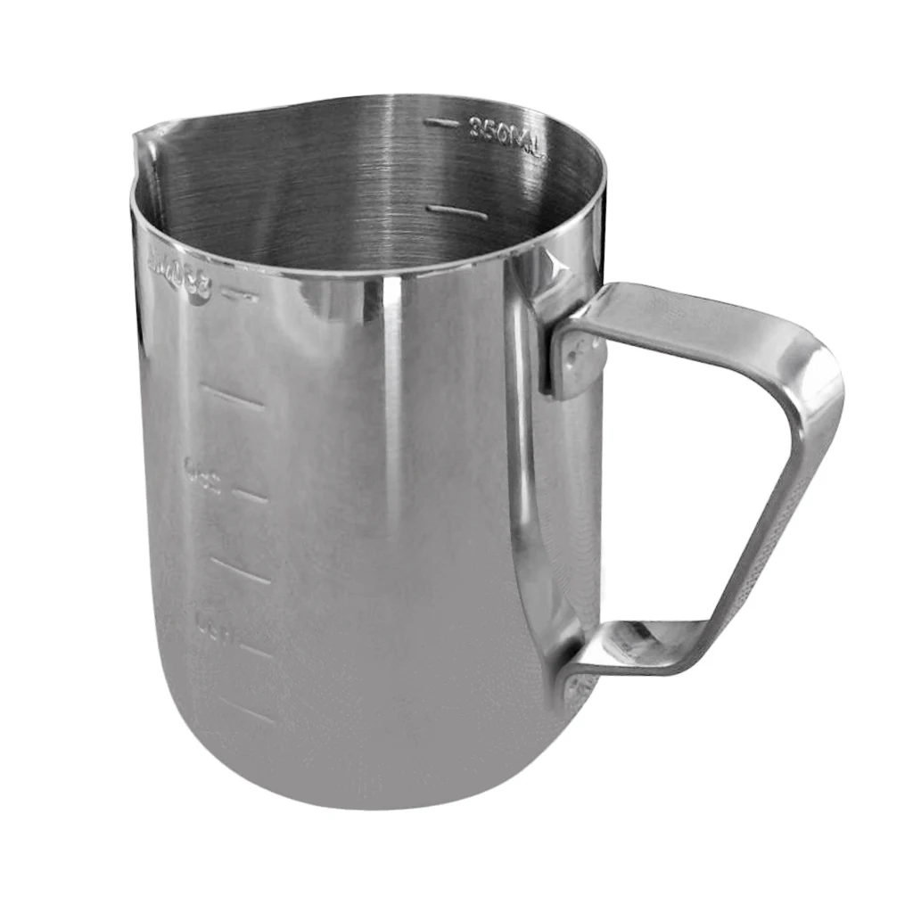 Candle Making Pitcher Frothing Pitcher Stainless Steel Milk Pitcher 350ml Perfect for Wax Milk Cream Water Juices Craft Coffee