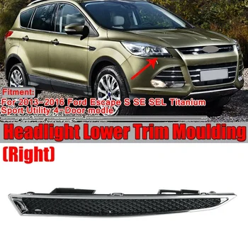 

Headlight Holder Bracket Head Light Lamp Lower Trim Moulding for Ford Escape 2013-2016 DV45-8228-AA