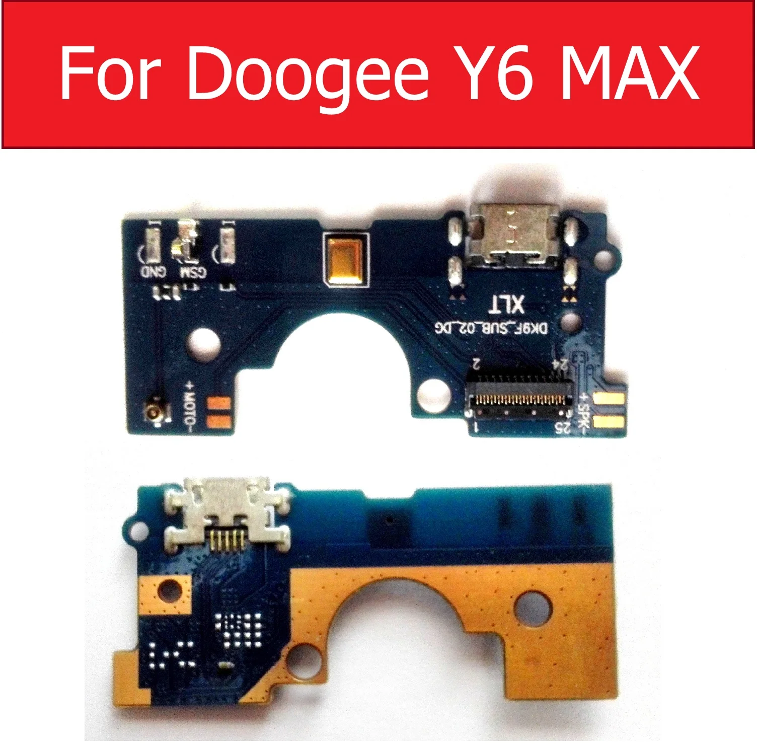 

USB Charging Port Plug Board For Doogee Y6 Max Charger Jack Dock Connector Board Flex Cable Replacement Parts