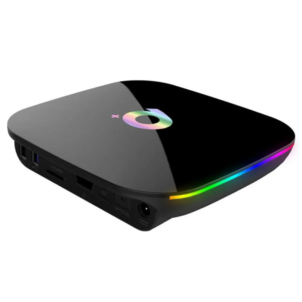 10 шт./лот Q Plus Android 9,0 Allwinner H6 четырехъядерный Смарт ТВ приставка 4K телеприставка медиаплеер 4 Гб Ram 32 Гб 64 Гб Rom 2,4G Wifi