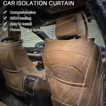 

1.4*2m Car Full Surround Protective Seat Cover HD Isolation Curtain Bulkhead Partition Divider Film PVC Safe Protector Film