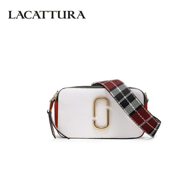 

LACATTURA 2019 Designer Women Handbag Brand Camera Bags Female Shoulder Bag Mini Purse Crossbody for Lady Clutch Double Zipper