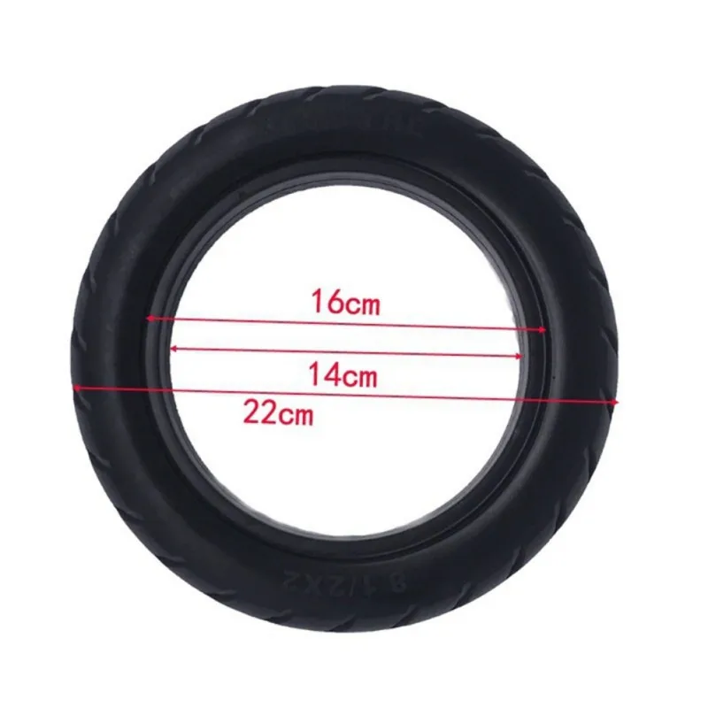 Skateboard Micropore Vacuum Solid Tire Replacement Wheel For Xiaomi M365 Electric Scooter