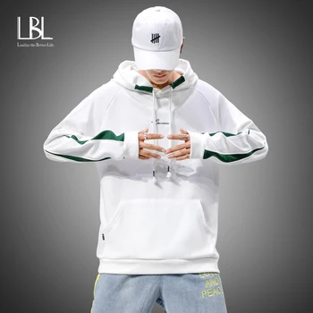 

Mens Hoodies Hooded Sweatshirt Casual Patchwork long sleeve solid Slim Tracksuits Hoodie Mens Sweatshirt Outwear Sudadera Hombre