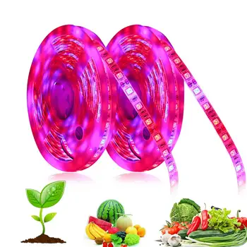 

LED Grow Light Strip Full Spectrum Blue and Red Grow Light 60 LEDs/meter for Indoor Plants