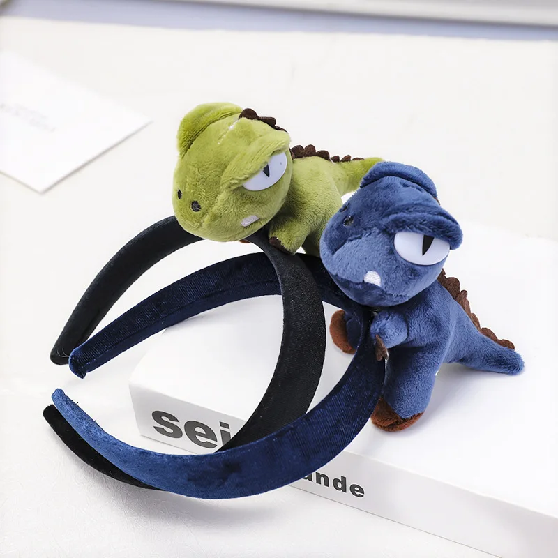 

Cute Funny Cartoon Dinosaur Hairband Headband Girls Kids Hair Head Hoop Bands Accessories For Women Children Hairbands Headdress