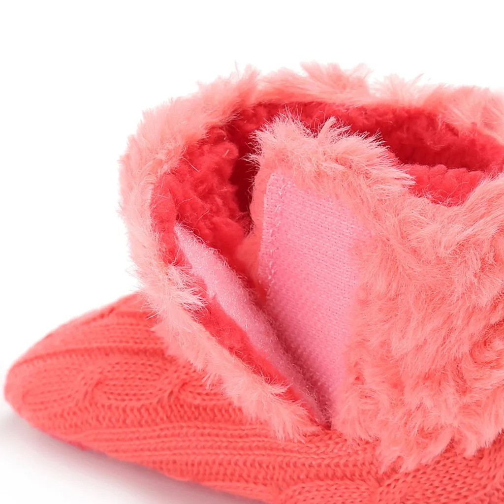Winter Baby First Walk Shoes New Fashion Keep Warm Shoes For Girls Boys Casual Slip On Solid New Born Baby Shoes Free Ship