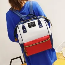 Стиль женская сумка из узорчатой ткани холст рюкзак для путешествий ручной D 'Yon пары рюкзак в студенческом стиле