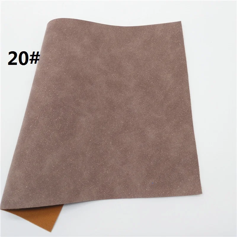 20 1 шт. 21X29 см Синтетическая кожа замша блестящая кожа ткань для DIY аксессуары Диван сумки и обувь 4S23 - Цвет: 20