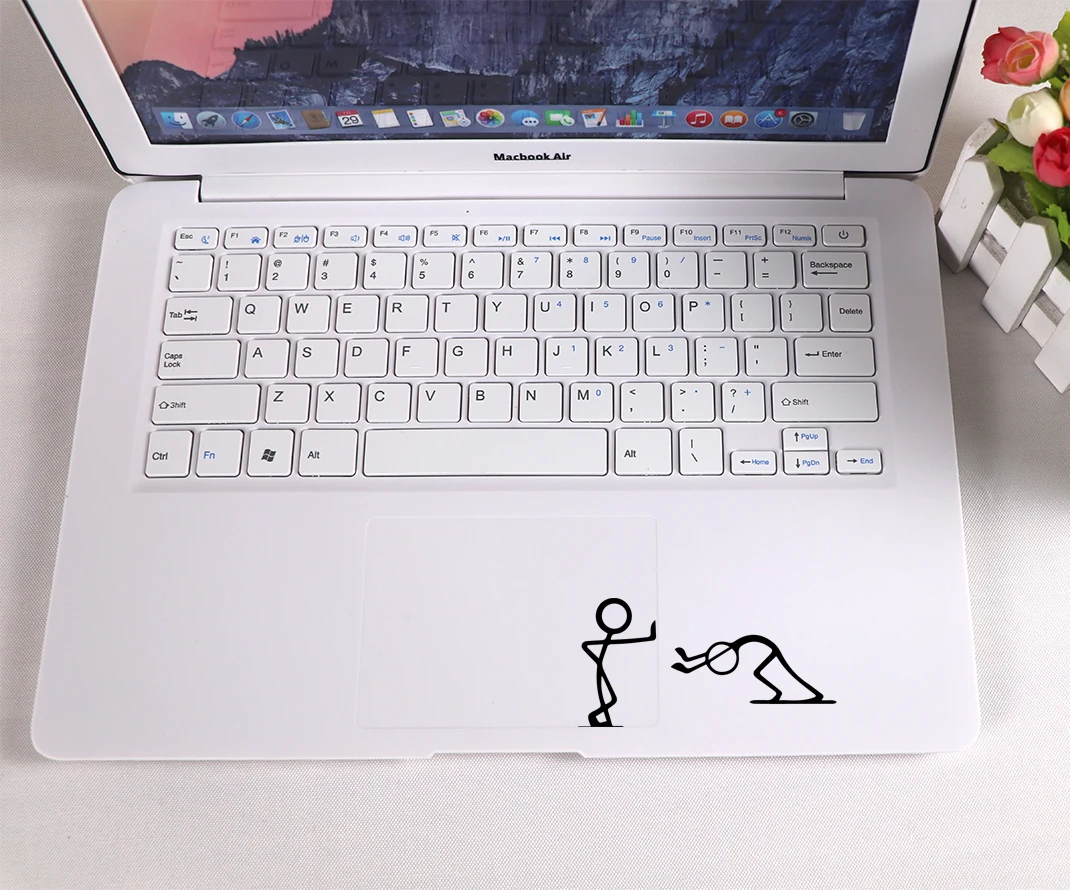 Интересные Мультяшные люди Ноутбук наклейка виниловая наклейка для ноутбука retina 11 12 13 15 для ноутбука украшения кожи