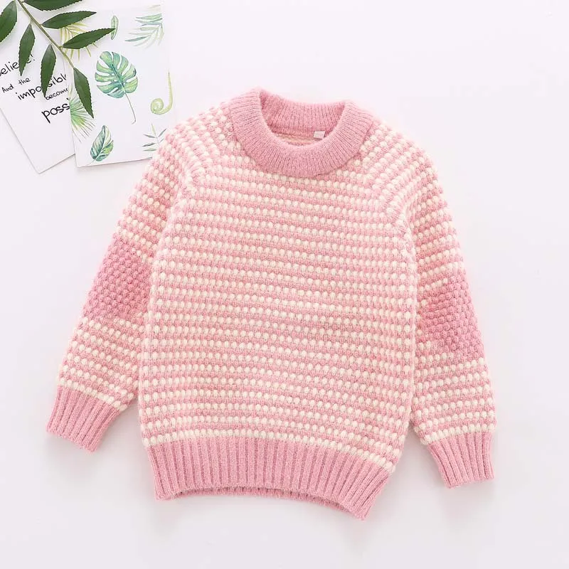 

Girl'S Sweater 2019 Autumn And Winter New Style CHILDREN'S Sweater Childrenswear Pullover Western Style Base Shirt Children