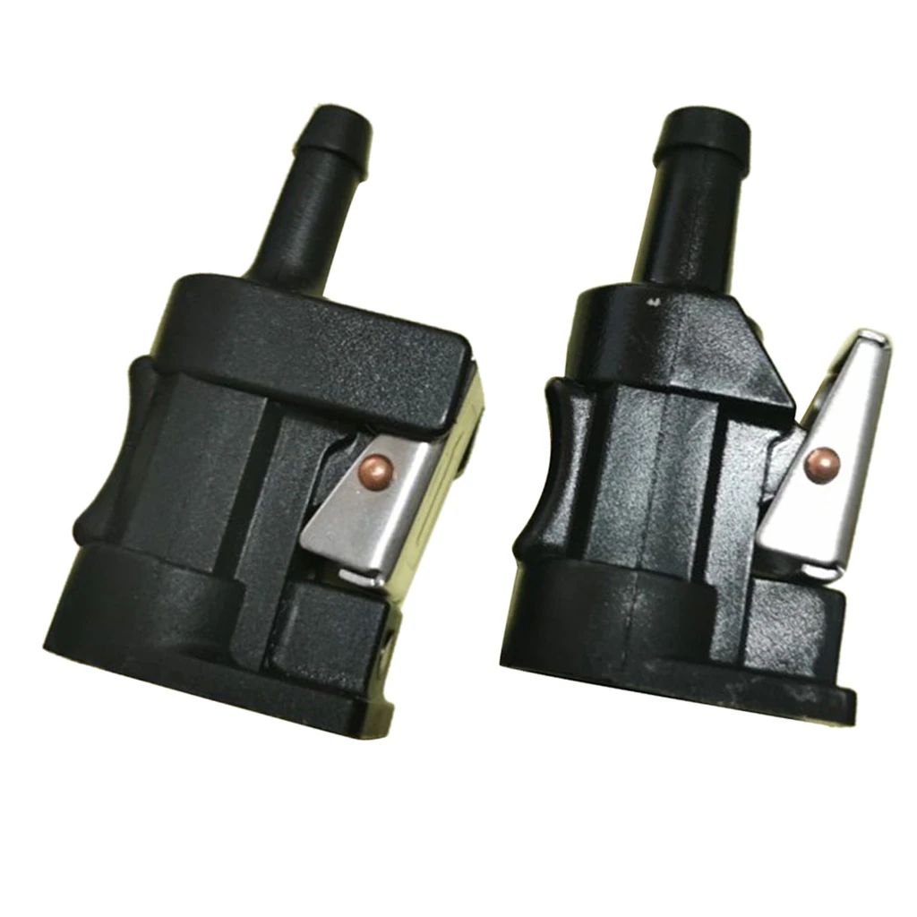 2x 5/16 inch 8mm Engine End/Side Connector for Yamaha Outboard Fuel