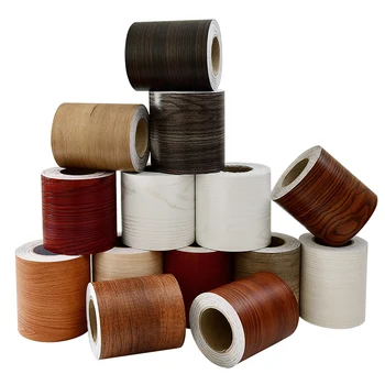 

10 meters waist line wall stickers wood grain skirting waterproof self-adhesive kitchen corner line decoration tile stickers