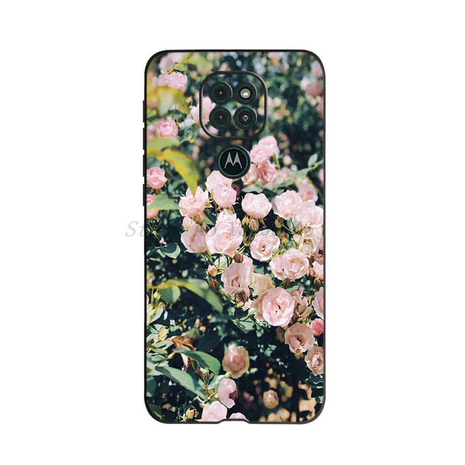 Floral Printed Soft Silicone Phone Cover