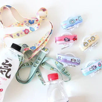 

Portable Travel Accessories Suitcase Flower Water Bottle Buckle Lanyard Back Belt Luggage Bag Organizer Packing Storage Security