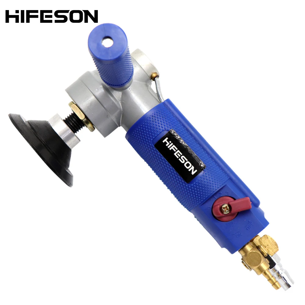 3''/ 4 Inch Air Pneumatic Sander Water-feed Mill Wet Polisher Tool Machine for Marble Quartz Granite Stone Polishing