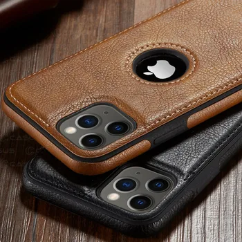 

For iPhone 11 11 Pro 11 Pro Max Case Luxury Business Leather Stitching Case Cover for iphone XS Max XR X 8 7 6 6S Plus Case
