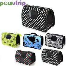 Pawstrip, 1 шт., 7 узоров, маленькая сумка-переноска для собак, складная, переноска для кошек, щенков, сумка на плечо, для улицы, для домашних животных, дорожные сумки для собак