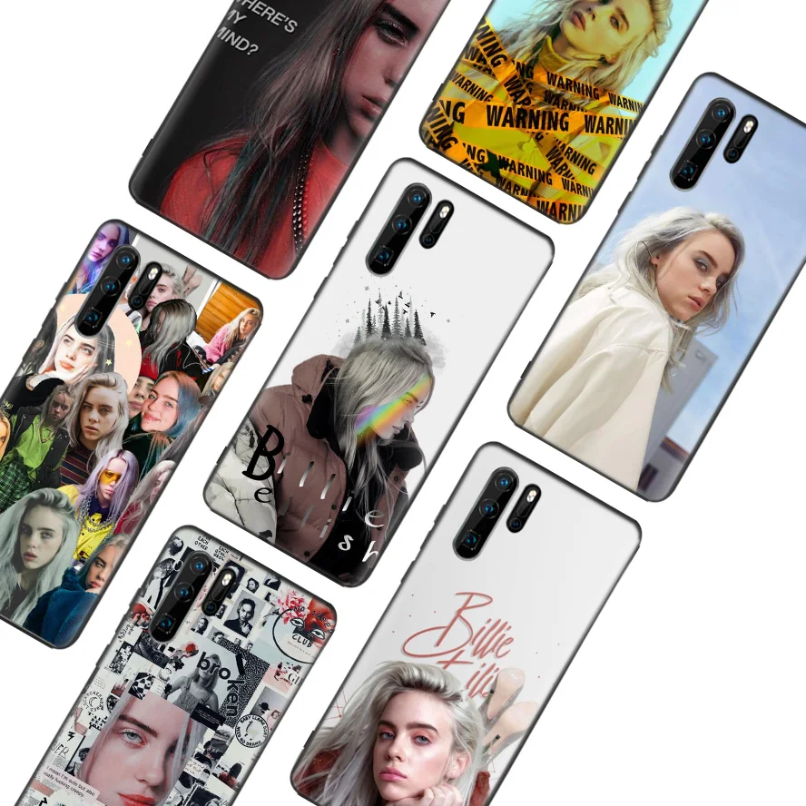 Billie Eilish музыкальный певец черный чехол для телефона huawei mate 30 20 10 P30 P20 P10 Pro Lite P Smart Z Роскошный чехол Shel