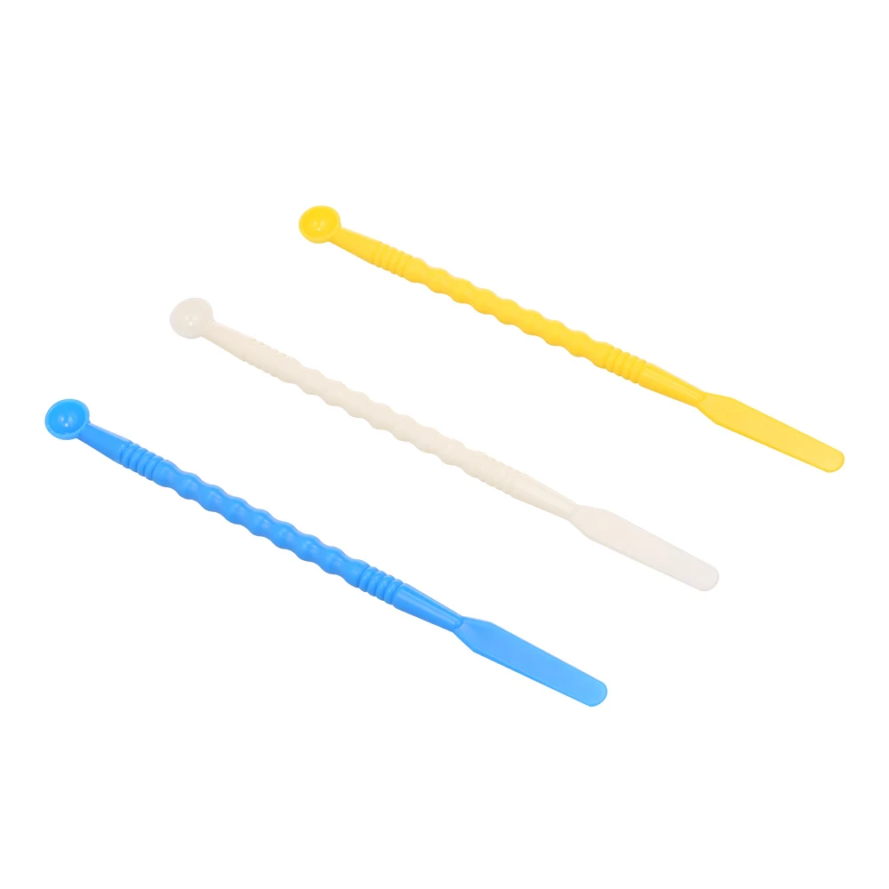 Double-ended Dental Laboratory Alginate Plastic Mixing Spatula Powder Mixing Spoon Blender