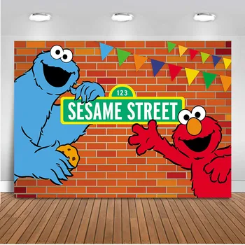 

Sesame Street Backdrop Sesame Street Theme Elmo Birthday Party Photo Background Photo Booth Kids Photography Backdrops