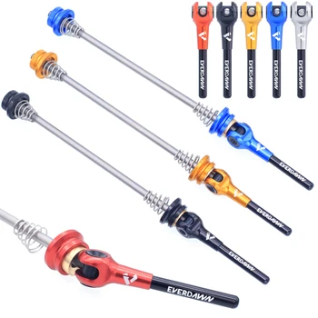 

Titanium Bicycle Axis Hub Skewer QR Lever For MTB Road Bike 100/135mm Bicycle Front Rear Wheel Hub Skewers set 52g Lightweight