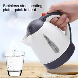 Calentador de agua eléctrico portátil para coche, hervidor de agua caliente de 1000ml y 12V, de ebullición rápida, para viaje y Camping