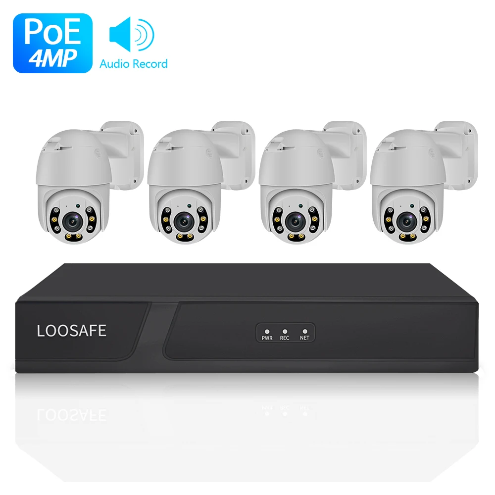 H.265 4/8CH 5MP HD Audio Wireless NVR Kit P2P Indoor Outdoor IR Night Vision Security Onvif IP Camera WIFI CCTV System | Безопасность и