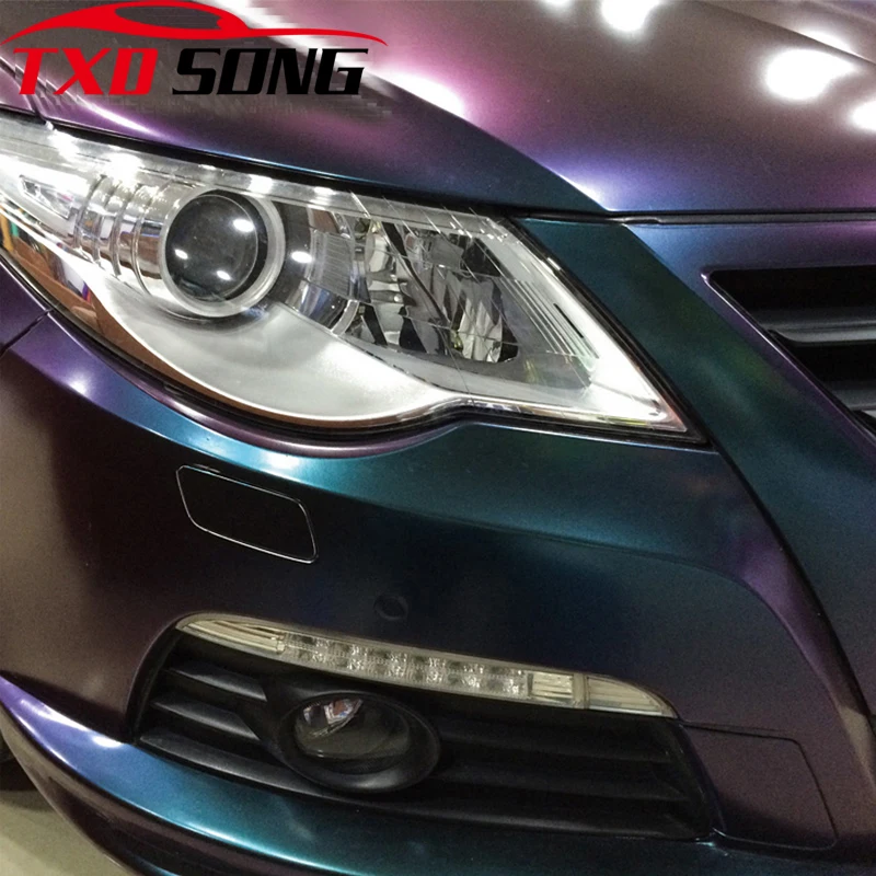 Chameleon Wrap Film Chameleon 3D Carbon Fiber Vinyl Car Wrapping Foil