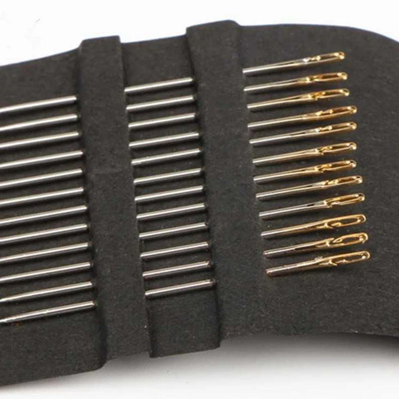 Darning Needles Stainless Steel Multi-Size Blind Needle 12PCS/Lot Popular Side Opening DIY Sewing High Quality | Дом и сад