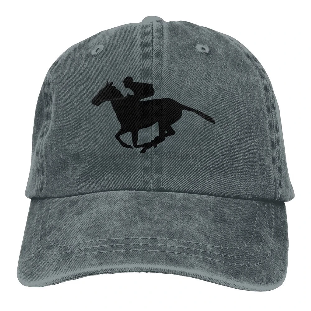 Унисекс кепки Дальнобойщик шляпа Винтаж скачки силуэт ковбой бейсбольная шляпа