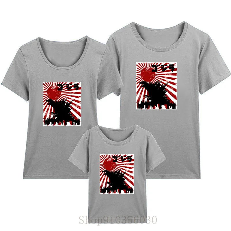 King Kaiju Rising the Sun boy clothes size 14 or 16 boys mom and daughter family matching outfits vestidos de verano