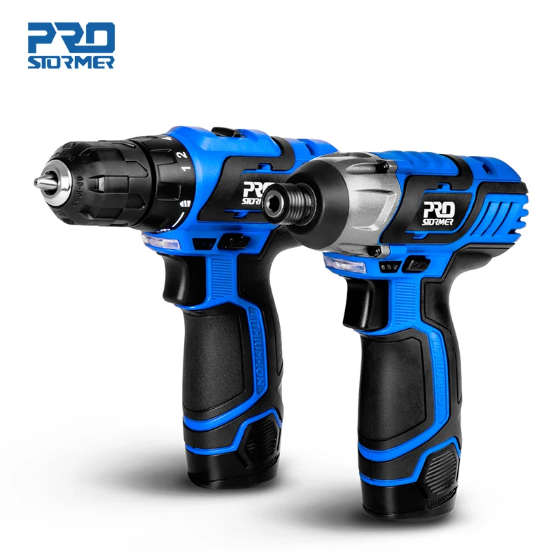 - 12V Electric Cordless Screwdriver Drill 100NM Torque Electric Drilling Machine Mini Hand Drill Wireless Power Tool by PROSTORMER