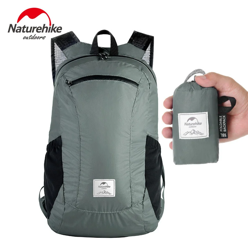 Folding Backpack Portable Outdoor Waterproof Mountaineering Skin Pack Travel Sports School Bag Naturehike hiking backpack