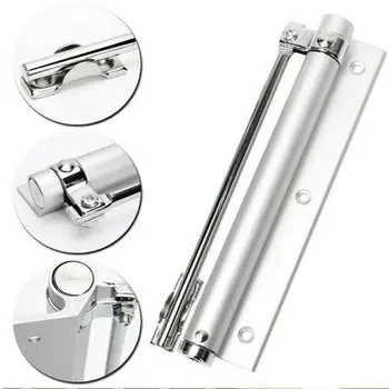 

Automatic Door Closer Furniture Hardware Stainless Steel Spring Buffer For Home Office Store Corner Brackets