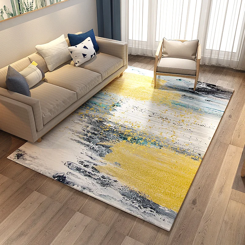 

Carpet living room Nordic style modern sofa coffee table light deluxe American bedroom wall blanket