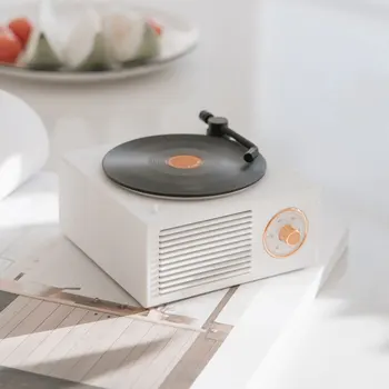 

Audio Portable Music Gift USB Charging Built-in Mic MP3 Desktop Mini Support Card Wireless Stereo Bluetooth Speaker Retro Cute