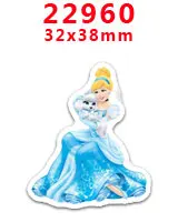 30 шт плоское украшение из смолы принцесса catoon Смола pr23317 - Цвет: 22960