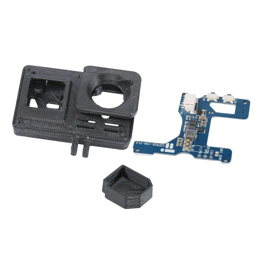 iFlight 3D printed TPU Naked GoPro Hero 8 Case TPU with BEC Board（GH 1.25 3P connector）for ProTek25/ProTek35/Alpha C85 FPV part