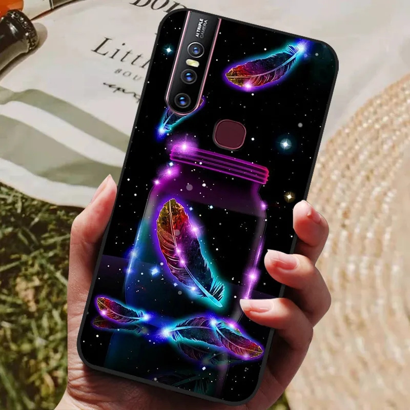 iphone pouch For VIVO V15 Pro Case Silicon Back Cover Phone Case for VIVO V15 Pro V15Pro V 15 1819 Cases Soft bumper coque VIVOV15 Pro 1818 mobile phone case with belt loop Cases & Covers