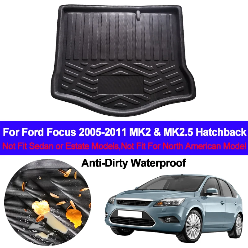 Автомобильный задний багажник коврик для багажа поднос багажника Ford Focus 2005 2011 MK2 и