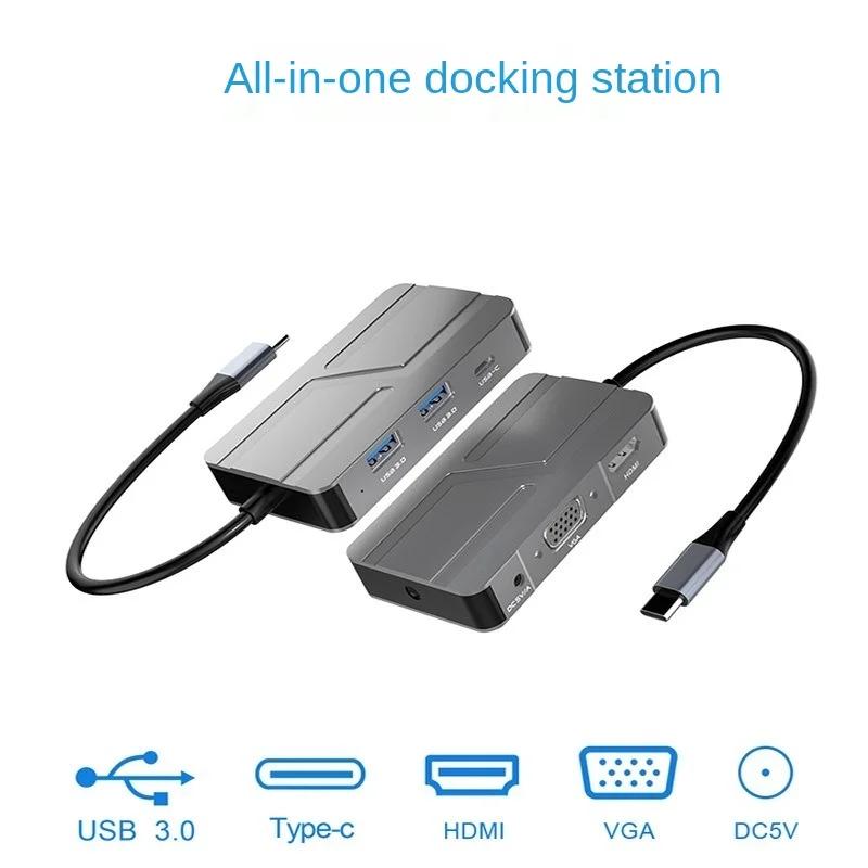 USB C-концентратор для Multi 3 0 HDMI 4K VGA адаптер дисплея док-станция MacBook Air Pro Аксессуары